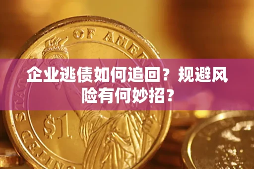 武汉企业逃债如何追回？规避风险有何妙招？
