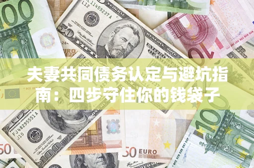 武汉夫妻共同债务认定与避坑指南：四步守住你的钱袋子