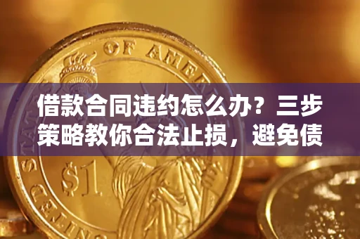 武汉借款合同违约怎么办？三步策略教你合法止损，避免债务危机升级