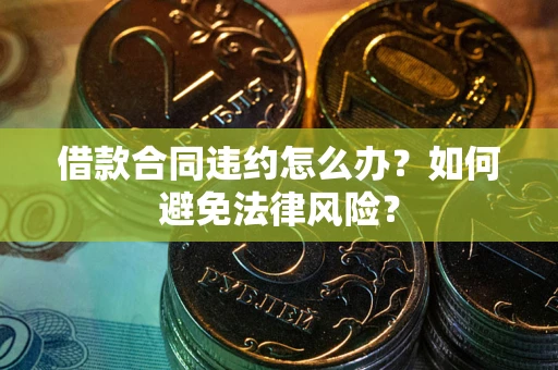 武汉借款合同违约怎么办？如何避免法律风险？
