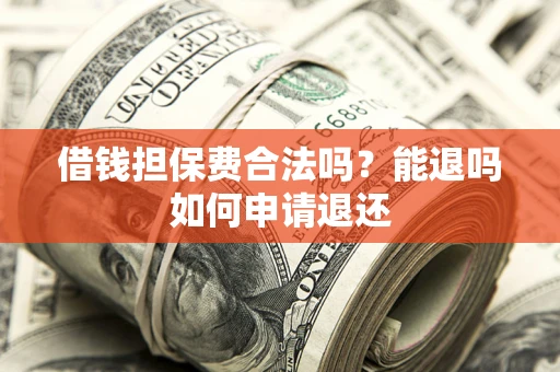 武汉借钱担保费合法吗？能退吗如何申请退还
